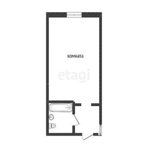 Студия квартира, вторичка, 23м2, 5/9 этаж