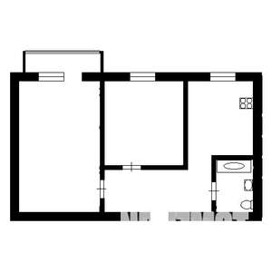 2-к квартира, вторичка, 52м2, 6/8 этаж