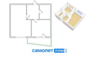 1-к квартира, вторичка, 33м2, 10/16 этаж