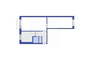2-к квартира, вторичка, 44м2, 3/5 этаж