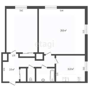 3-к квартира, вторичка, 92м2, 3/4 этаж