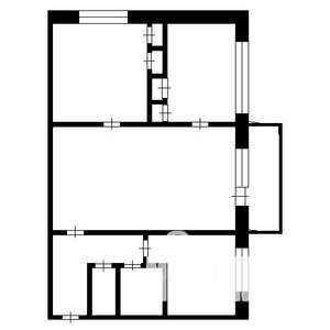 3-к квартира, вторичка, 45м2, 4/5 этаж