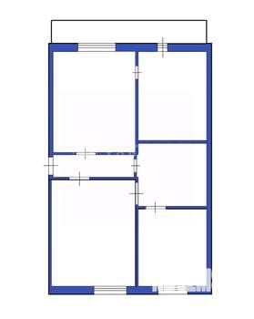 3-к квартира, вторичка, 57м2, 2/5 этаж