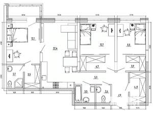 4-к квартира, вторичка, 99м2, 3/8 этаж