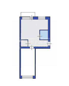 2-к квартира, вторичка, 44м2, 1/5 этаж