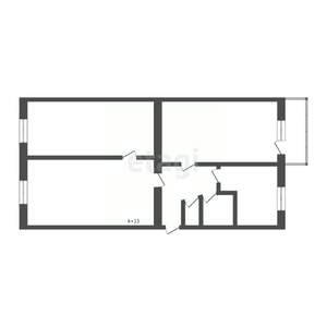 3-к квартира, вторичка, 64м2, 4/5 этаж