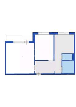 2-к квартира, вторичка, 51м2, 9/10 этаж