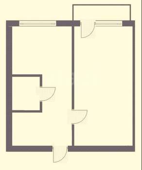 1-к квартира, вторичка, 30м2, 2/5 этаж