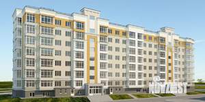 2-к квартира, строящийся дом, 55м2, 8/8 этаж