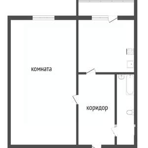 1-к квартира, вторичка, 33м2, 1/16 этаж