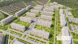 1-к квартира, строящийся дом, 36м2, 7/8 этаж
