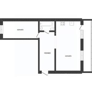 2-к квартира, вторичка, 30м2, 3/9 этаж