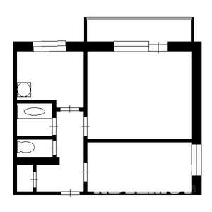 2-к квартира, вторичка, 42м2, 7/10 этаж