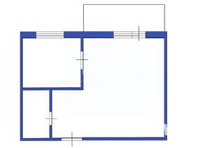 1-к квартира, вторичка, 31м2, 1/9 этаж