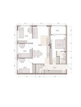 4-к квартира, вторичка, 86м2, 3/15 этаж