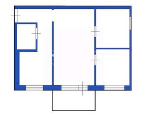 3-к квартира, вторичка, 48м2, 5/5 этаж