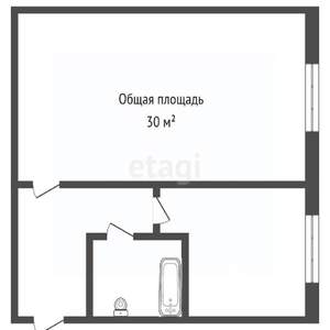 1-к квартира, вторичка, 32м2, 5/5 этаж