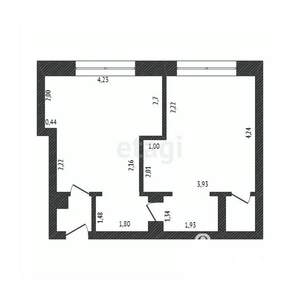 2-к квартира, вторичка, 37м2, 3/5 этаж