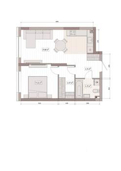 2-к квартира, вторичка, 47м2, 9/15 этаж