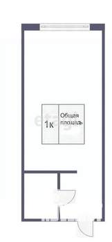Студия квартира, вторичка, 27м2, 9/20 этаж