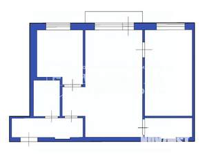 2-к квартира, вторичка, 44м2, 5/5 этаж
