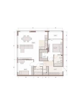 4-к квартира, вторичка, 86м2, 8/15 этаж