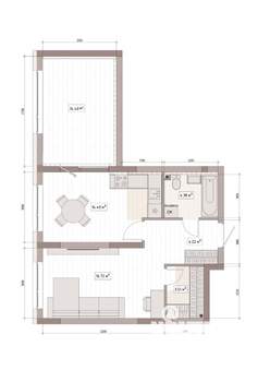 2-к квартира, вторичка, 52м2, 15/15 этаж