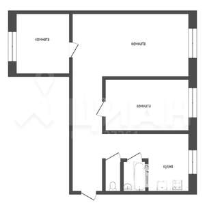 3-к квартира, вторичка, 62м2, 5/5 этаж