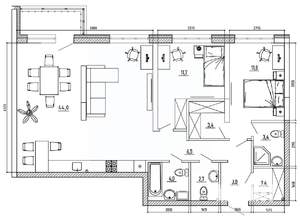 4-к квартира, вторичка, 99м2, 4/8 этаж
