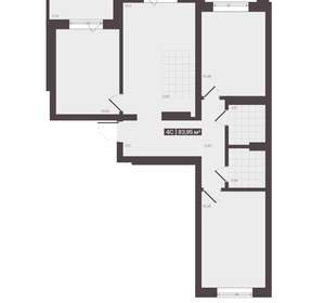 4-к квартира, вторичка, 84м2, 7/16 этаж