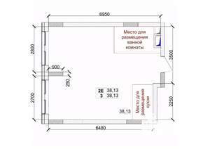 2-к квартира, вторичка, 38м2, 4/15 этаж