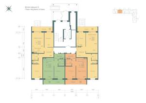 2-к квартира, вторичка, 42м2, 1/10 этаж