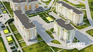 1-к квартира, строящийся дом, 28м2, 3/8 этаж