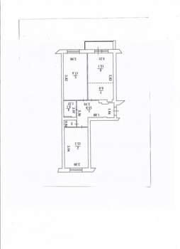 3-к квартира, вторичка, 67м2, 14/16 этаж