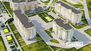 1-к квартира, строящийся дом, 53м2, 5/8 этаж