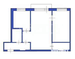 2-к квартира, вторичка, 45м2, 5/5 этаж