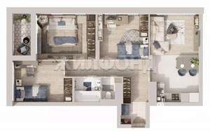 3-к квартира, вторичка, 67м2, 11/15 этаж