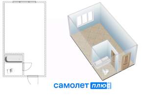 Студия квартира, вторичка, 17м2, 5/9 этаж