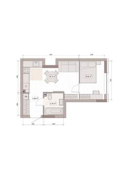 Студия квартира, вторичка, 33м2, 6/15 этаж