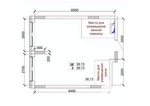2-к квартира, вторичка, 38м2, 5/15 этаж