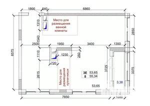 3-к квартира, вторичка, 55м2, 5/15 этаж