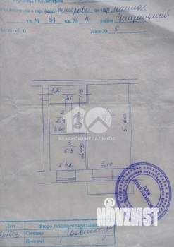 1-к квартира, вторичка, 32м2, 5/5 этаж