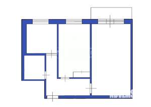 2-к квартира, вторичка, 43м2, 3/5 этаж
