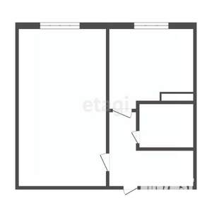 1-к квартира, вторичка, 32м2, 2/5 этаж