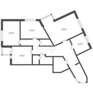 4-к квартира, вторичка, 211м2, 9/10 этаж