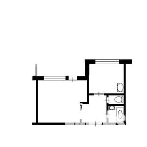 1-к квартира, вторичка, 37м2, 6/8 этаж