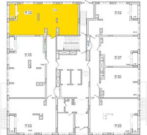 4-к квартира, вторичка, 74м2, 1/15 этаж