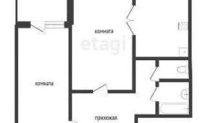 2-к квартира, вторичка, 58м2, 10/10 этаж