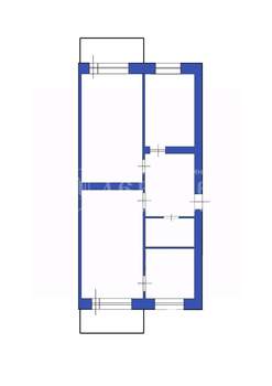 3-к квартира, вторичка, 61м2, 3/5 этаж