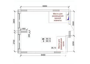 2-к квартира, вторичка, 38м2, 10/15 этаж